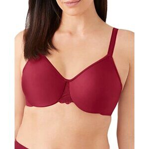 Wacoal Womens Size 32D Burgundy Red Surreal Comfort Underwire Bra 852313 NEW